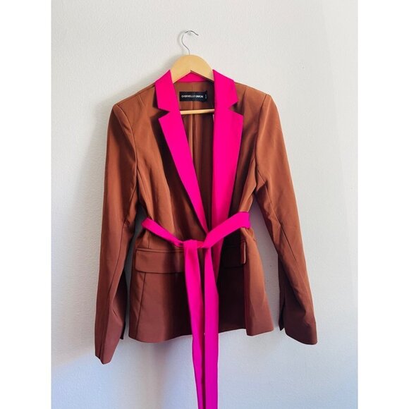 NWT NYC Gabrielle Union Wrapped Blazer Size M - Picture 5 of 7